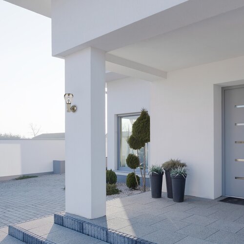 Rábalux 7920 Amalfi hagyományos kültéri fali lámpa LED 8,5W IP44 szatin króm - Image 3