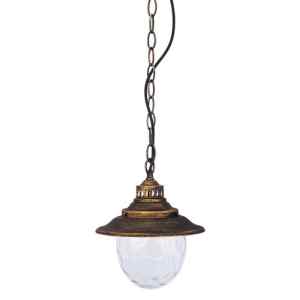 Rábalux 8678 Barcelona vintage/ romantikus kültéri függeszték E27 1x MAX 60W IP43 antik arany
