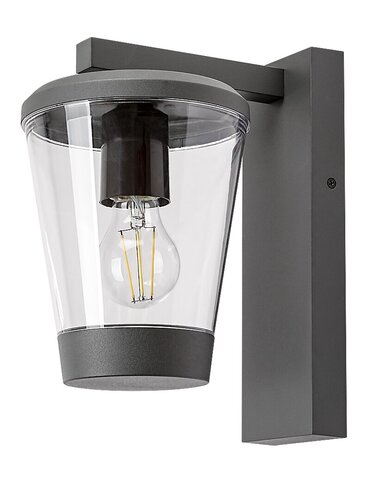 Rábalux 7266 Savano klasszikus kültéri fali lámpa E27 1x MAX 40W IP44 antracit