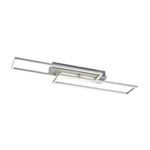 Rábalux 71012 Demetrius modern beltéri mennyezeti lámpa LED 40W IP20 ezüst/ súrolt alumínium