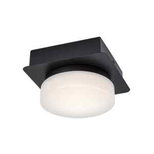 Rábalux 75001 Attichus modern beltéri fürdőszobai lámpa LED 5W IP44 matt fekete