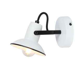 Rábalux 6788 Maliet beltéri fali lámpa, E14 1x MAX 40W, IP20, fehér