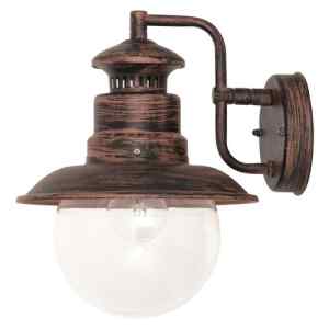 Rábalux 8163 Odessa vintage/ romantikus kültéri fali lámpa E27 1x MAX 60W IP44 antik barna