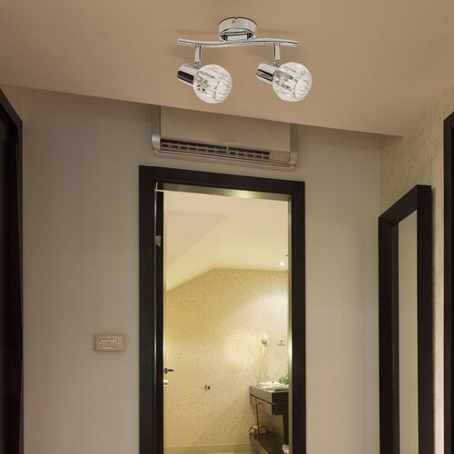 Rábalux 6092 Lauren modern beltéri spotlámpa E14 2x MAX 40W IP20 króm - Image 2