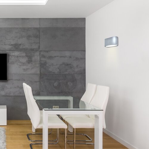 Rábalux 7025 Kaunas minimál beltéri fali lámpa G9 1x MAX 10W IP20 súrolt alumínium - Image 2