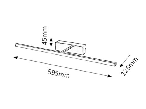 Rábalux 3910 Picture modern slim beltéri képmegvilágító lámpa LED 12W IP20 króm - Image 4