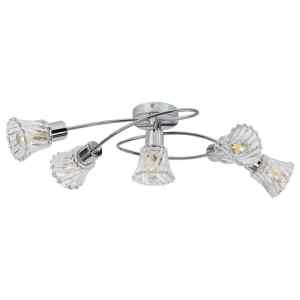 Rábalux 5304 Hestia klasszikus beltéri mennyezeti lámpa E14 5x MAX 40W IP20 króm