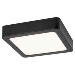 Rábalux 2689 Shaun minimál beltéri ráépíthető és beépíthető lámpa LED 12W IP20 fekete