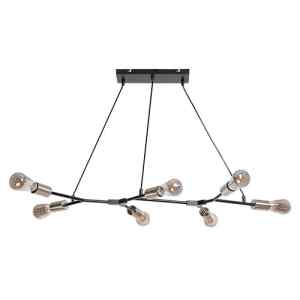 Rábalux 72027 Branwen indusztriális beltéri függeszték E27 7x MAX 25W IP20 matt fekete