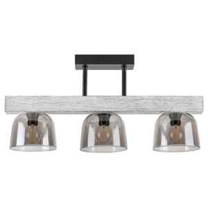 Rábalux 3119 Cardamom modern beltéri mennyezeti lámpa E14 3x MAX 40W IP20 ezüst tölgy