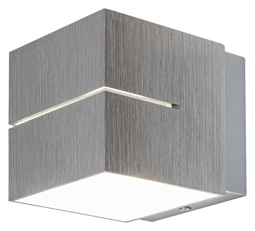 Rábalux 7019 Kaunas minimál beltéri fali lámpa G9 1x MAX 10W IP20 súrolt alumínium