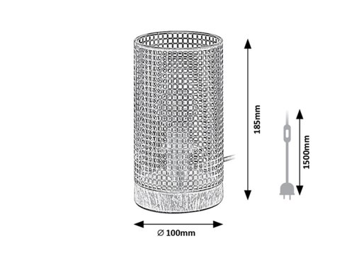 Rábalux 3180 Boogie indusztriális beltéri dekor lámpa E14 1x MAX 25W IP20 bükk - Image 3