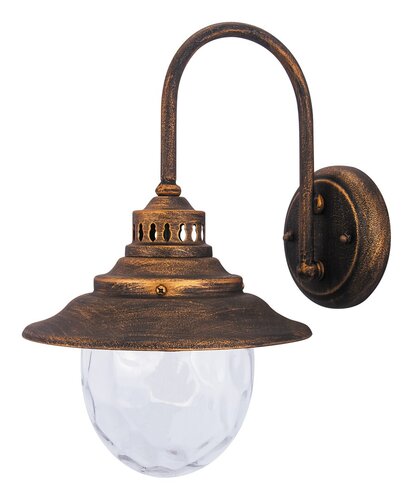 Rábalux 8677 Barcelona vintage/ romantikus kültéri fali lámpa E27 1x MAX 60W IP43 antik arany