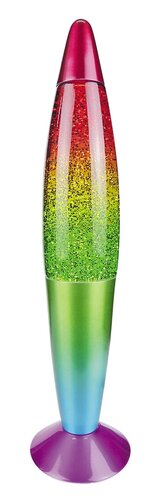 Rábalux 7008 Glitter Rainbow beltéri dekor lámpa, E14 1x MAX G45 15W, IP20, többszínű