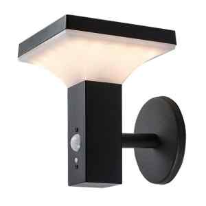 Rábalux 77044 Geleen modern kültéri napelemes lámpa LED 4W IP44 fekete