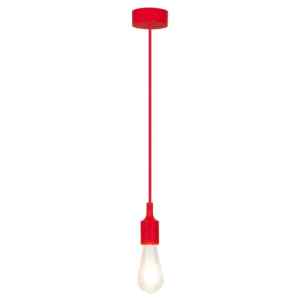 Rábalux 1414 Roxy beltéri függeszték, E27 1x MAX 60W, IP20, piros
