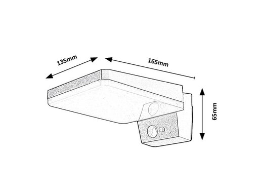 Rábalux 77078 Lasset modern kültéri napelemes lámpa LED 4,4W IP54 fekete - Image 3