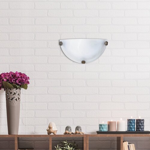 Rábalux 3003 Alabastro klasszikus beltéri fali lámpa E27 1x MAX 60W IP20 fehér alabástrom üveg - Image 2