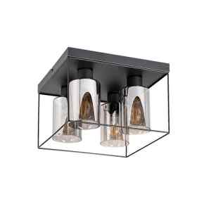 Rábalux 71034 Chadwick modern beltéri mennyezeti lámpa E27 4x MAX 25W IP20 fekete