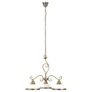 Rábalux 2753 Elisett klasszikus beltéri csillár E27 3x MAX 60W IP20 bronz