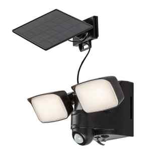 Rábalux 77091 Leszno modern kültéri napelemes lámpa LED 10W IP54 fekete