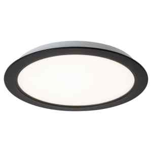 Rábalux 2681 Shaun minimál beltéri ráépíthető és beépíthető lámpa LED 24W IP20 fekete