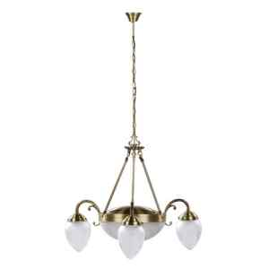 Rábalux 8633 Annabella klasszikus beltéri csillár E14 3x MAX 40 + E27 2x 60W IP20 bronz