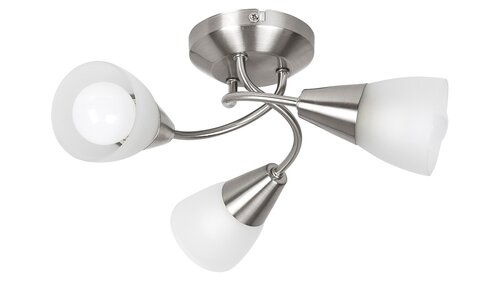 Rábalux 5690 Connor hagyományos beltéri mennyezeti lámpa E14 3x MAX 40W IP20 szatin króm