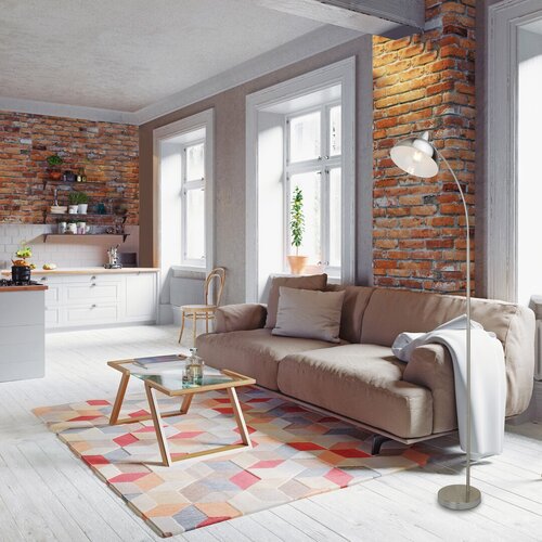 Rábalux 5241 Daron modern beltéri állólámpa E27 1x MAX 40W IP20 szatin króm - Image 2