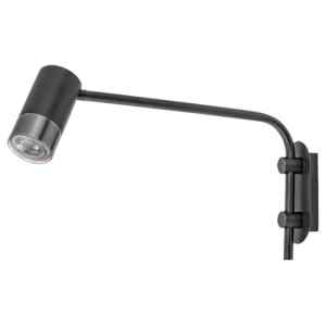 Rábalux 5072 Zircon minimál beltéri fali lámpa GU10 1X MAX 5W IP20 matt fekete