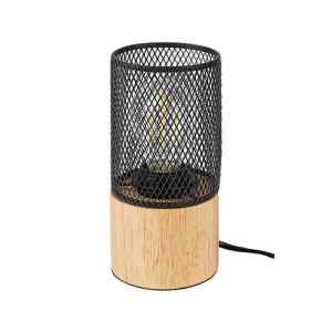 Rábalux 74040 Callum indusztriális beltéri asztali lámpa E27 1x MAX 25W IP20 bükk
