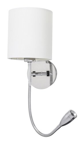 Rábalux 6529 Larkin hagyományos beltéri fali lámpa E27 1x MAX 40 + LED 3W IP20 króm - Image 7