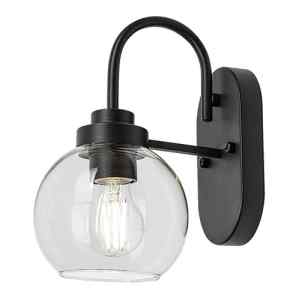 Rábalux 75005 Tirina modern beltéri fürdőszobai lámpa E27 1x MAX 15W IP44 matt fekete