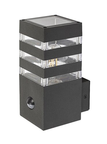 Rábalux 77025 Ankara modern kültéri fali lámpa E27 1x MAX 12W IP44 antracit