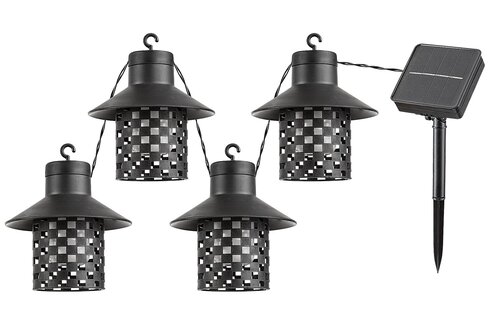 Rábalux 77003 Ximpu modern kültéri napelemes lámpa LED 0,1W IP44 fekete