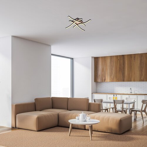 Rábalux 2281 Heimdall beltéri mennyezeti lámpa, LED 20W, IP20, matt fekete - Image 3