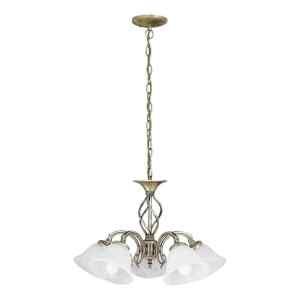 Rábalux 7135 Beckworth klasszikus beltéri csillár E14 5x MAX 40W IP20 bronz