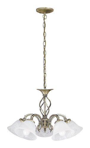 Rábalux 7135 Beckworth klasszikus beltéri csillár E14 5x MAX 40W IP20 bronz
