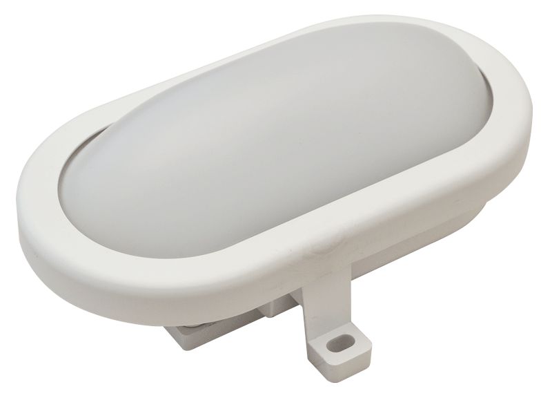 Tracon LHLMO6NW Műanyag házas LED hajólámpa,ovális forma 230 V,50 Hz,6 W,420 lm,4000 K,IP54,EEI=G
