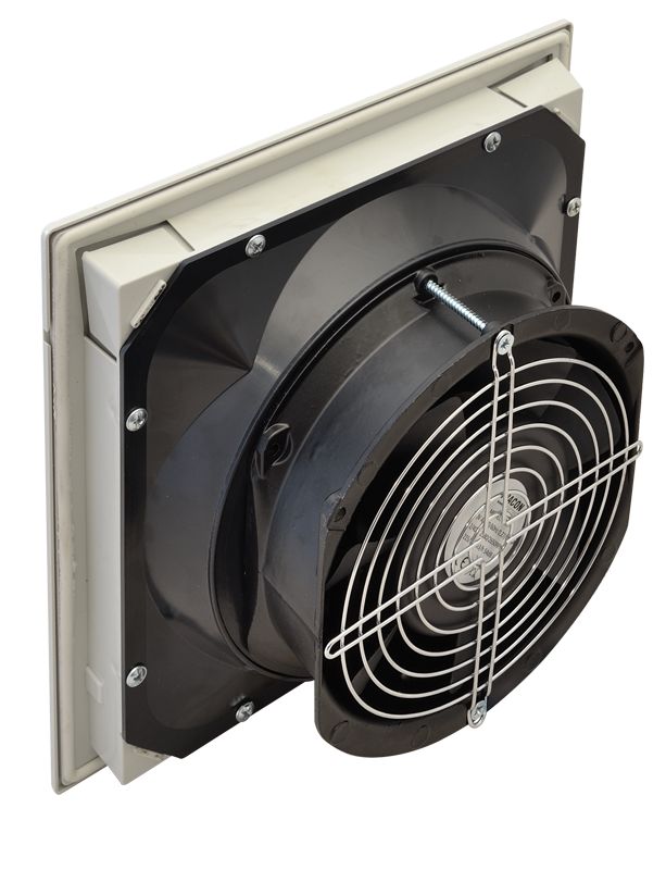 Tracon V215 Szellőztető ventilátor szűrőbetéttel 250×250mm,215m3/h,230V 50-60Hz,IP54