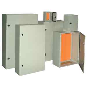 Tracon TFE303015 Fém elosztószekrény,acél,szürke H×W×D=300×300×150mm,IP55