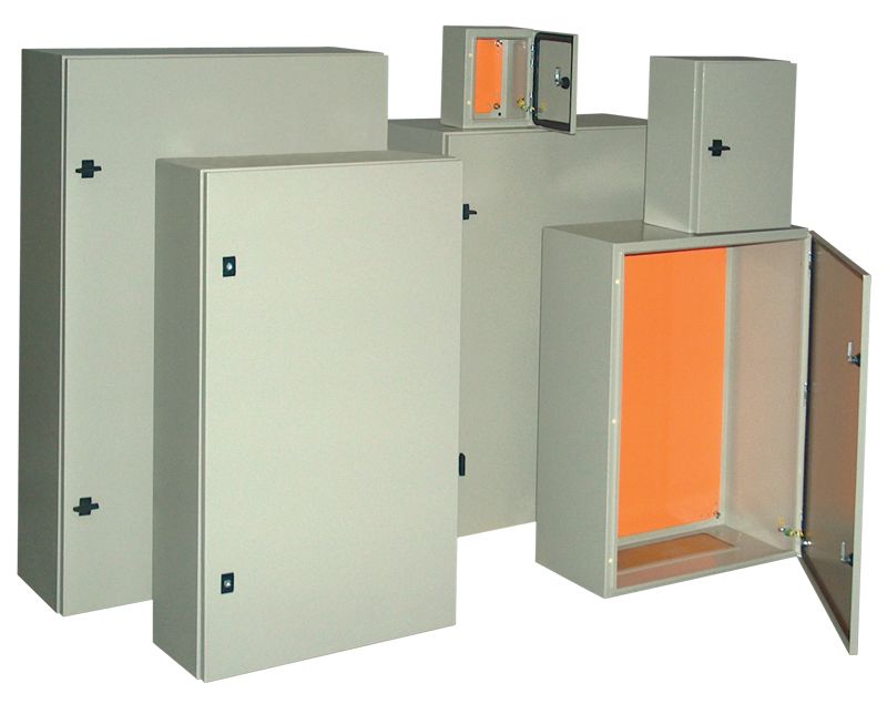 Tracon TFE303015 Fém elosztószekrény,acél,szürke H×W×D=300×300×150mm,IP55