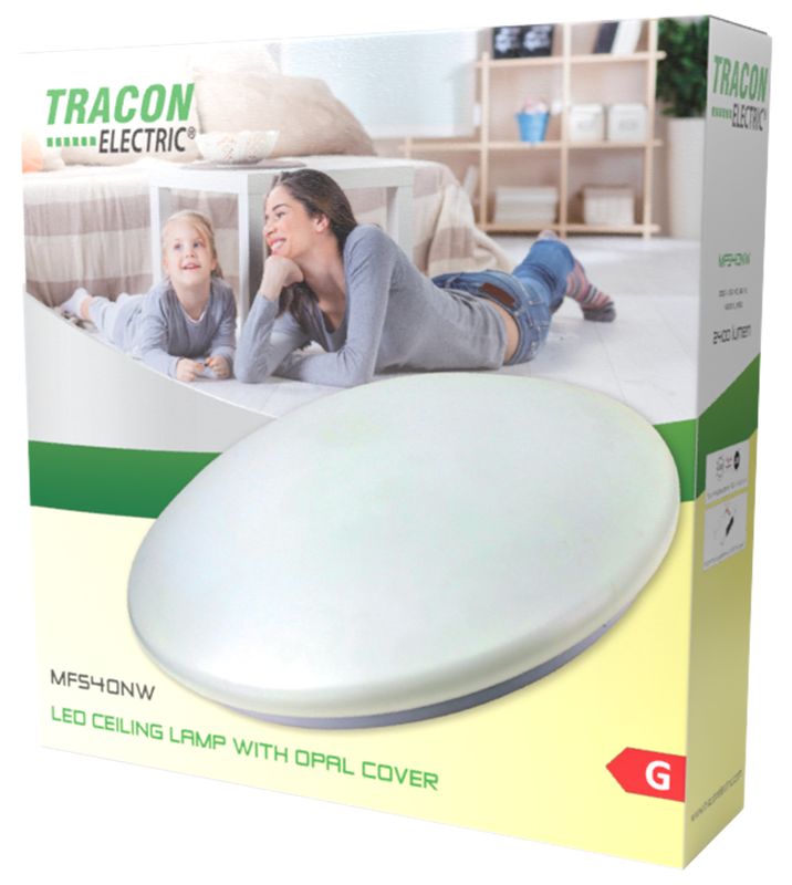 Tracon MFS24NW Beltéri LED mennyezeti lámpa,opál burás 230 VAC,50 Hz,24 W,1600 lm,4000 K,IP20,EEI=G - Image 3