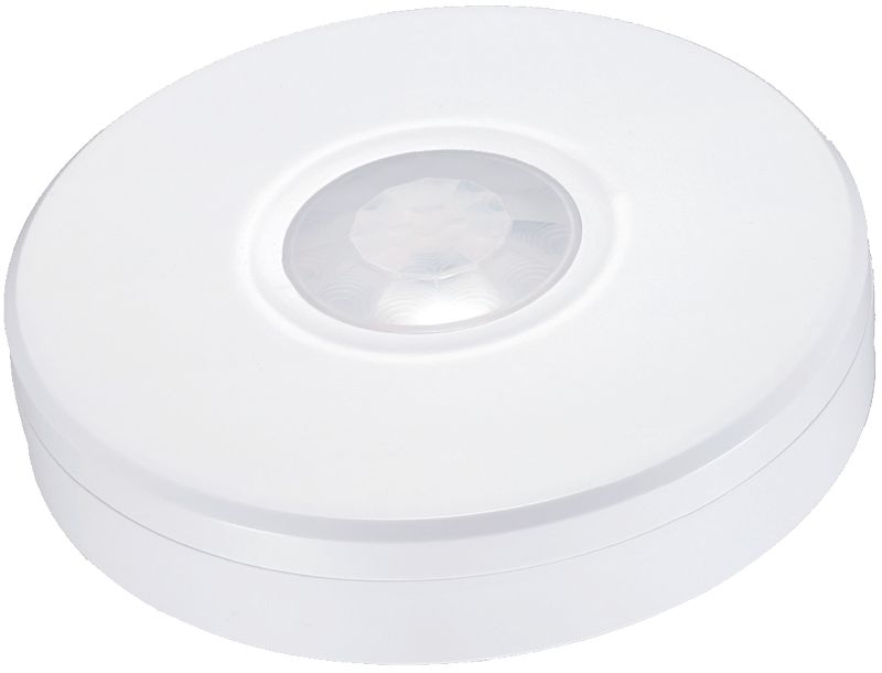 Tracon TMB-011LIP Védett mozgásérzékelő,mennyezetre,lapos,fehér 230V,50Hz,2000W,360°,1-8m,10s-15min,3-2000lux,IP65