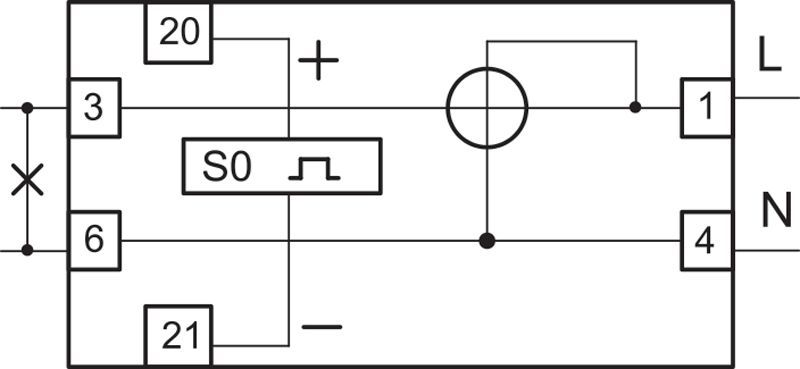 Tracon TVOF12 LCD kijelzésű fogyasztásmérő,közvetlen,1 fázisú,2 modul 230VAC / 10A - Image 3