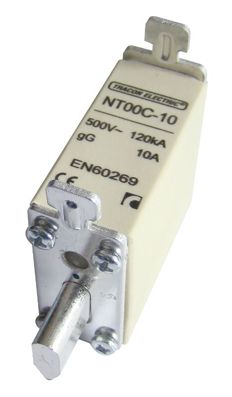 Tracon NT00C-125 Késes biztosító Un=500V AC,125A,00C,120kA/500VAC,gG