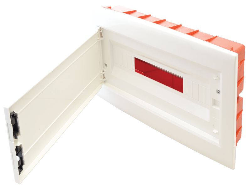 Tracon EDSSN-18/1 Süllyesztett elosztódoboz,fehér-sík ajtóval,NPE nélkül 1×18 modul,IP40 - Image 3