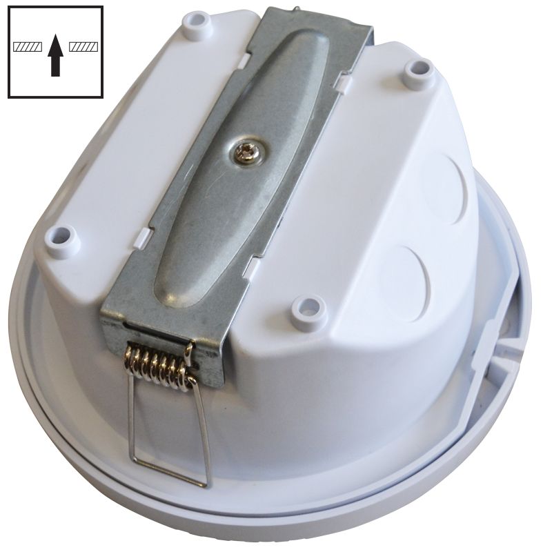 Tracon TLBVM3W Ledes vészvilágító lámpatest,készenléti üzem 230V,50Hz,3W,1×LED,3h,4,8V/900 mAh,Ni-Cd - Image 4