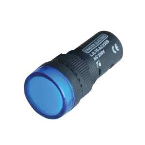 Tracon LJL16-BC LED-es jelzőlámpa,kék 24V AC/DC,d=16mm