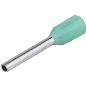 Tracon E136 Szigetelt érvéghüvely,ónozott elektrolitréz,türkiz 0,34mm²,L=10,4mm